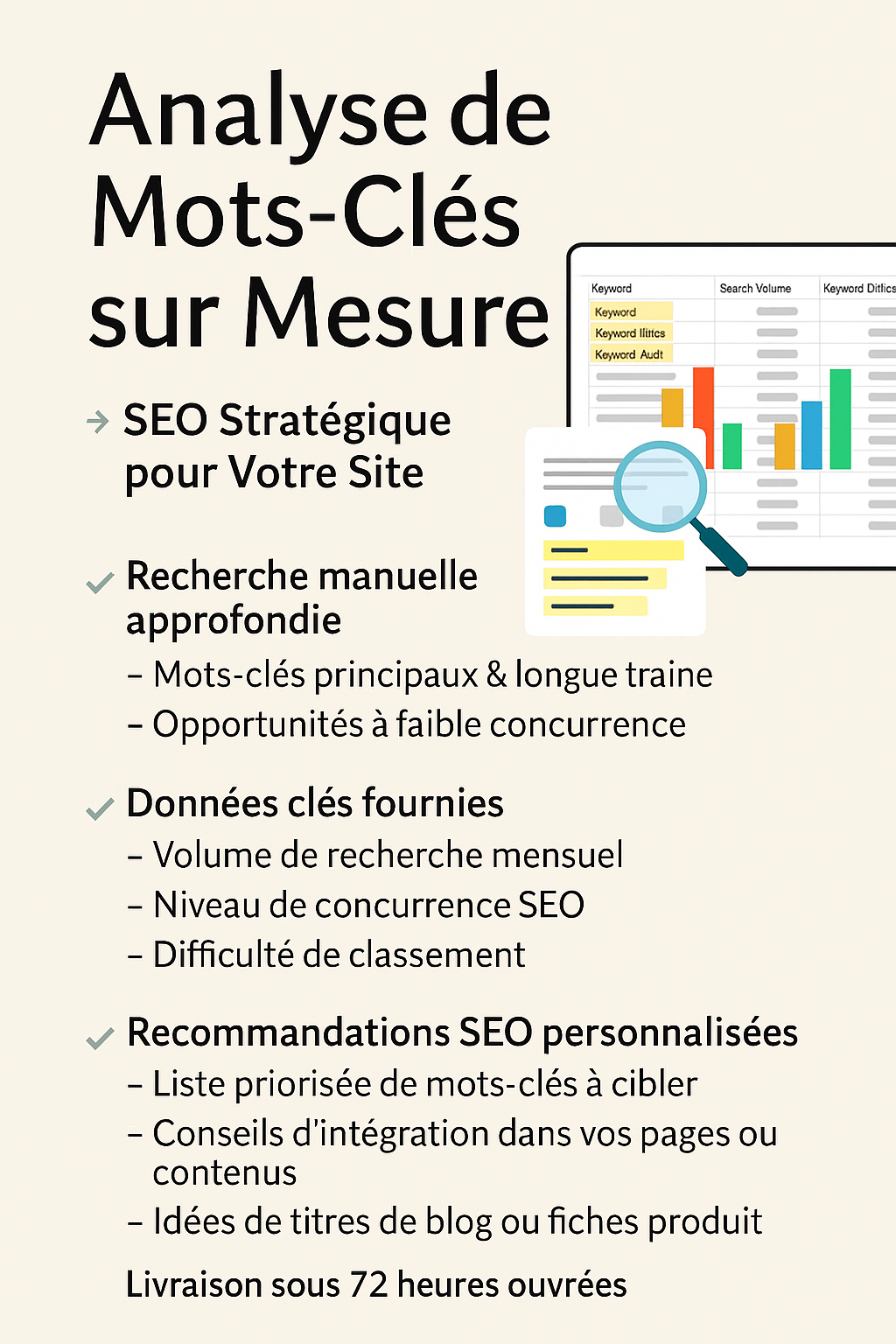 Custom Keyword Analysis – Strategic SEO for Your Site